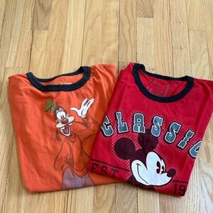 Disney Classic Mickey and Goofy T-Shirts